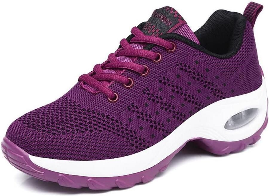 Lichte Sportschoenen Dames met Air Cushion Ademend Mesh voor Hardlopen en Wandelen