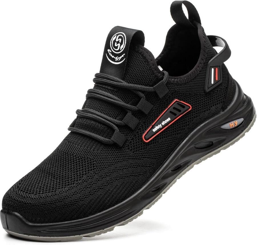 Lichte Heren Basketbalschoenen met Hoge Kuit en Antislip Rubberen Zolen