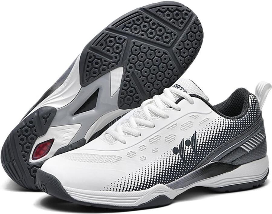 Lichte Sportschoenen Indoor Badminton & Squash Ade d met Rubberen Zool