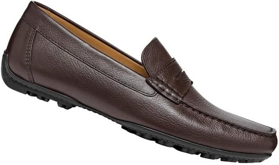 Lichte Suède Heren Mocassin met Ademende Zool Comfortabele Instapschoen