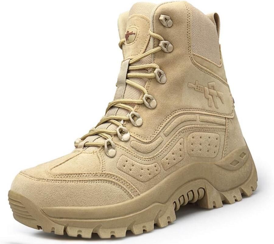 Lichte Tactische Strijdlaarzen Mannen Ademend Outdoor Wandelen Desert Laarzen