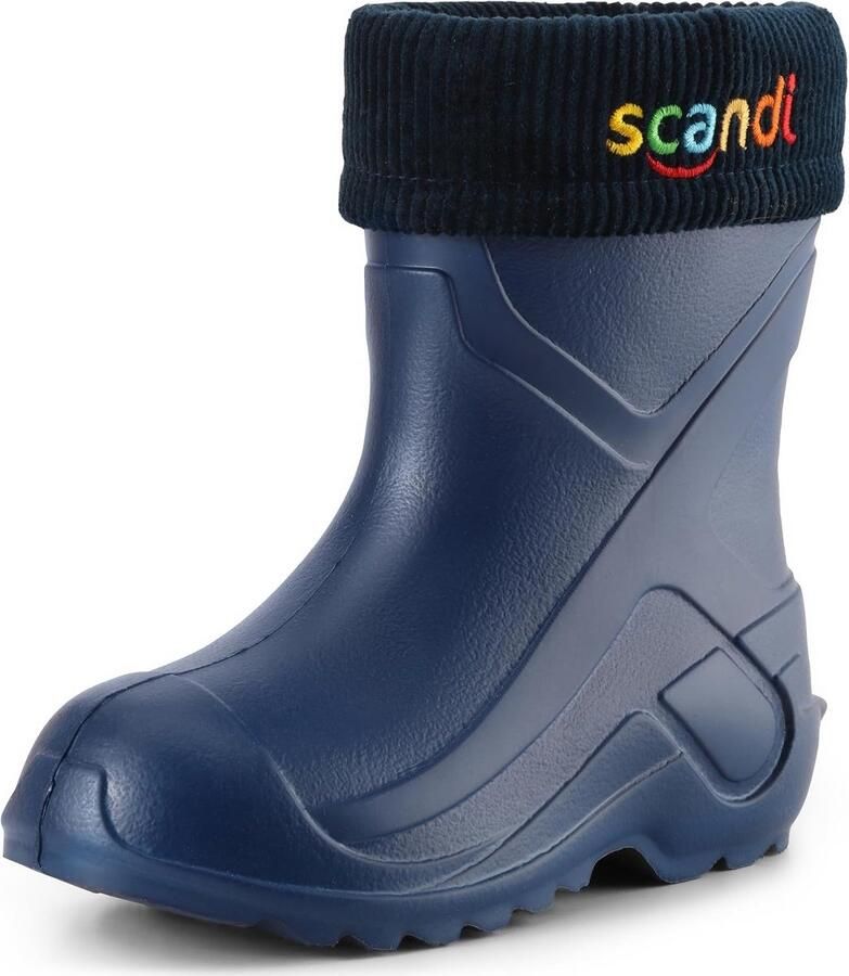 Lichte Thermische Kinderregenlaarzen met Uitneembare Voering