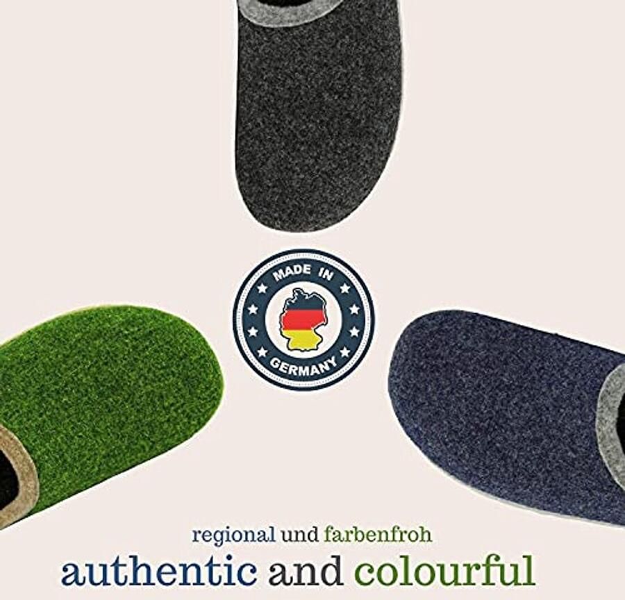 Lichte Vilt Pantoffels met Sterke Vilt Zool Comfortabele Dagelijkse Slippers Warm Voering