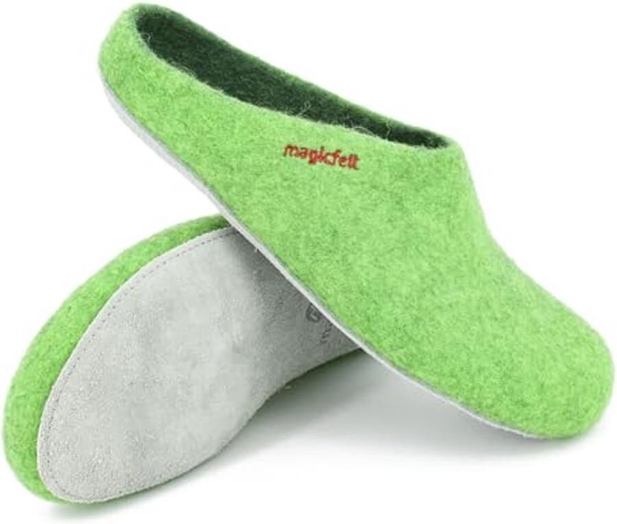 Lichte vilten slippers voor volwassenen