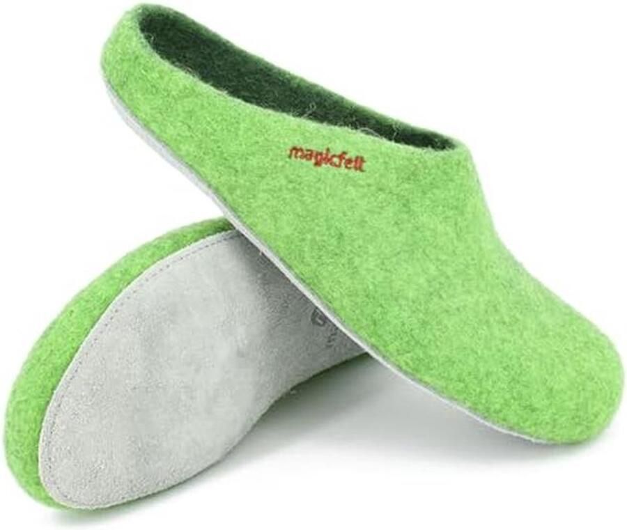 Lichte vilten slippers voor volwassenen