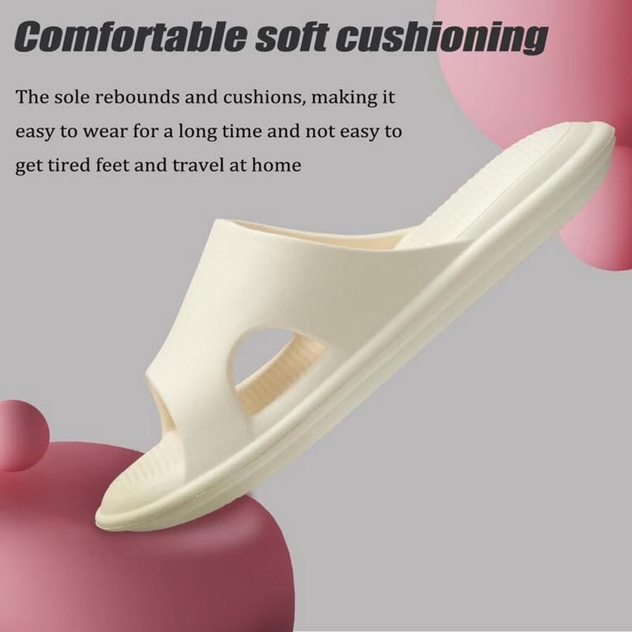 Lichte zachte antislip pantoffels voor en ideaal als badschoenen of zomersandalen
