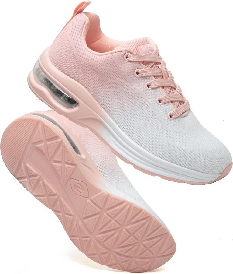 Lichtgewicht Ademende Hardloopschoenen voor Dames met Schokdemping voor Joggen en Fitness