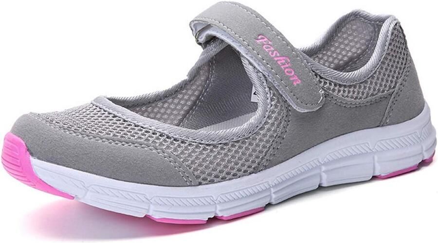 Lichtgewicht Ademende Mesh Ballerina Loafers voor Dames Comfortabele Sneakers voor Wandelen en Fitness