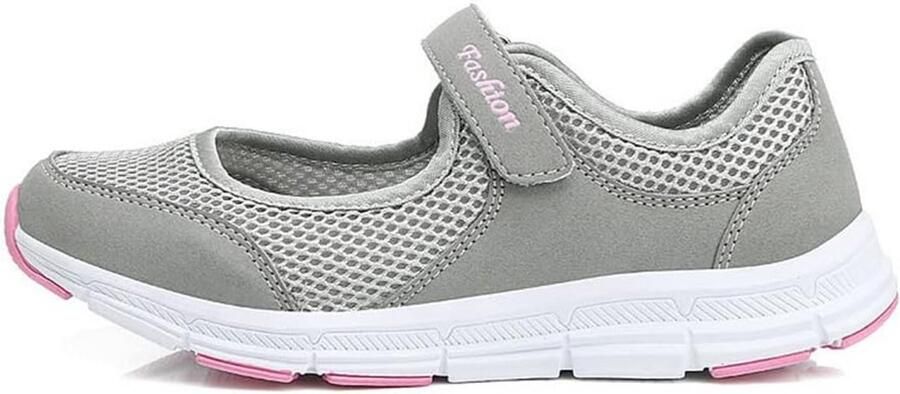Lichtgewicht Ademende Sneakers voor Dames Mesh Wandelschoenen met Comfort Zool
