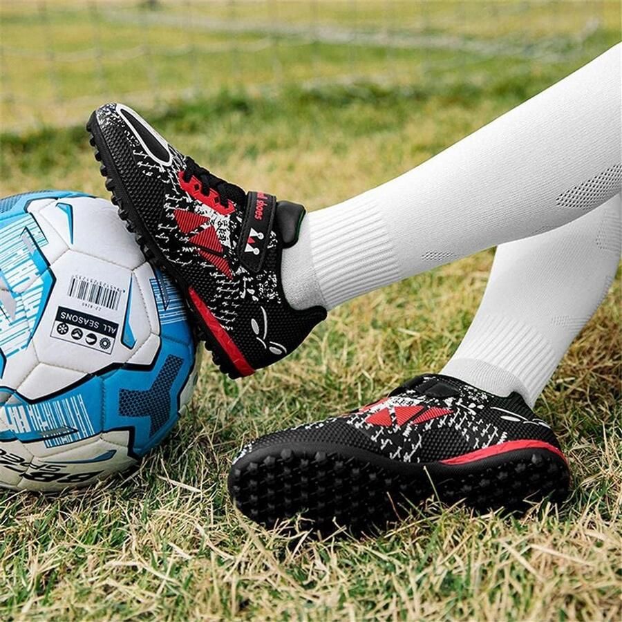 Lichtgewicht Antislip Voetbalschoenen voor Kinderen Uniseks Training en Kunstgras