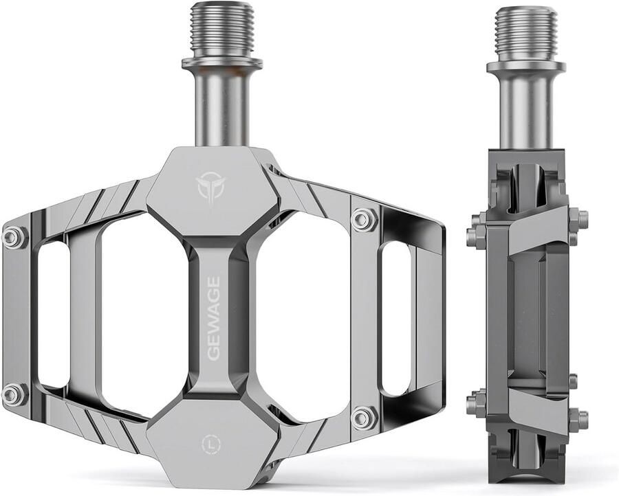 Lichtgewicht CNC Aluminium Fietspedalen met Antislip Spikes voor MTB Racefiets en Trekking