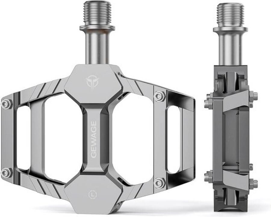 Lichtgewicht CNC Aluminium Fietspedalen met Antislip Spikes voor MTB Racefiets en Trekking