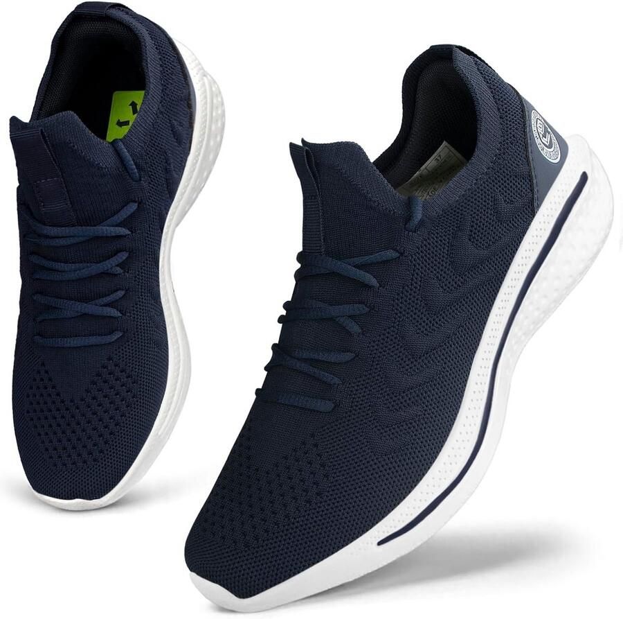 Lichtgewicht Dames Sneakers Ademend Loopschoenen voor Gym en Wandelen Donkerblauw