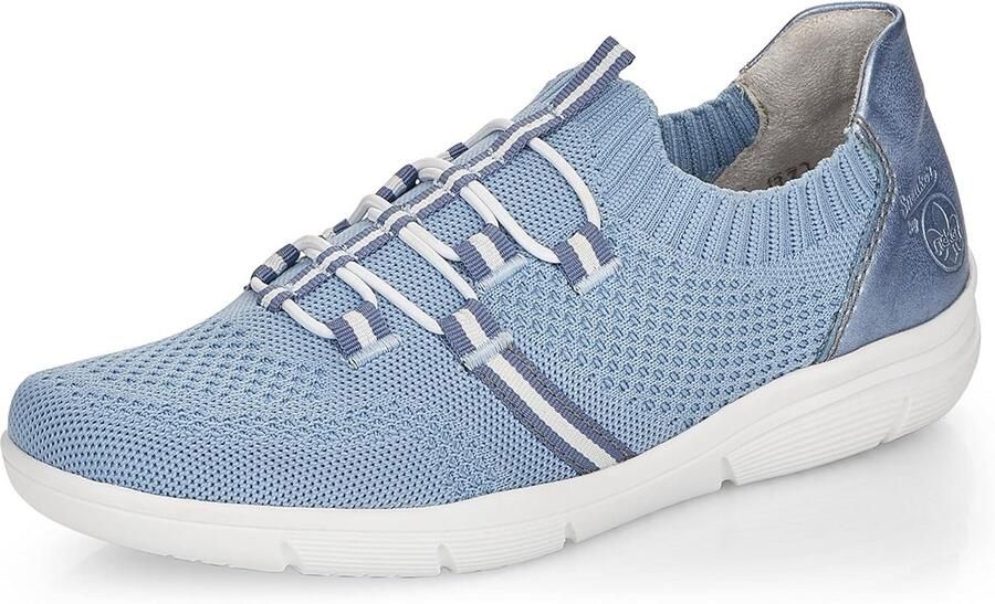 Lichtgewicht Dames Sneakers Blauw met Elastische Instap voor Comfort