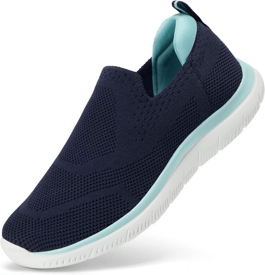 Lichtgewicht Dames Sneakers Comfortabele Instappers Antislip Wandelschoenen