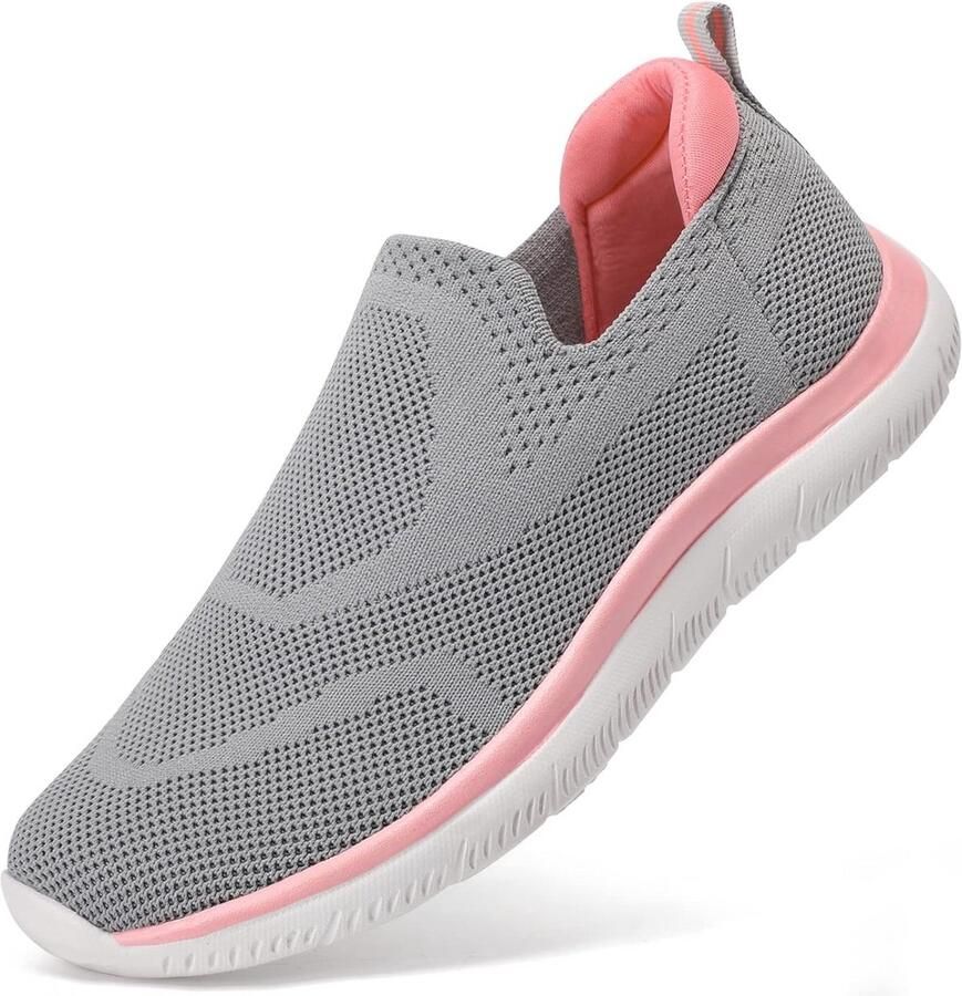 Lichtgewicht Dames Sneakers Comfortabele Instappers voor Sport en Casual Gebruik
