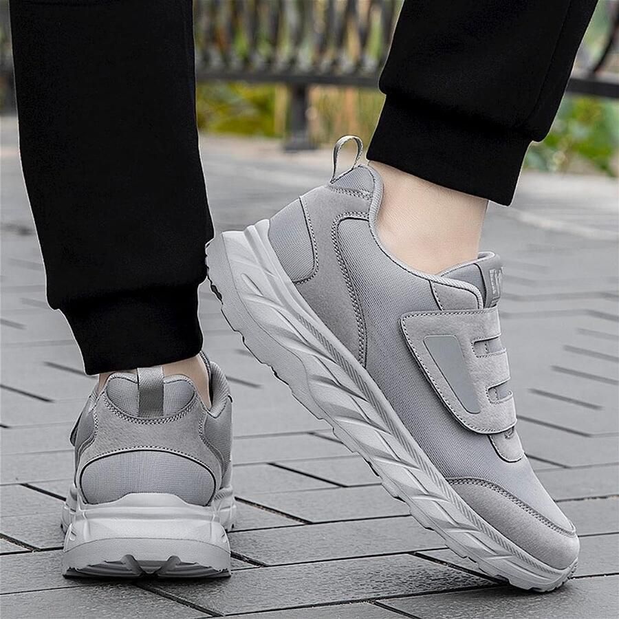 Lichtgewicht Diabetici Schoenen Grijs 42 EU Orthopedische Antislip Wandelschoenen Voor en