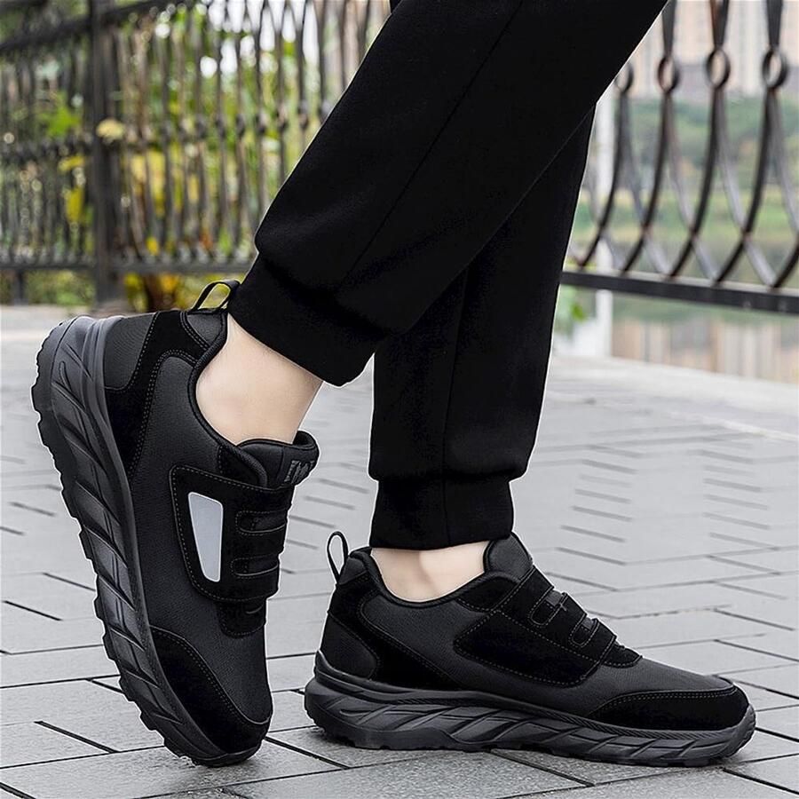 Lichtgewicht Diabetici Schoenen Zwart 44 EU Orthopedische Antislip Wandelschoenen Voor en