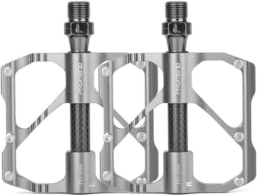 Fiets Pedaal Racefiets Onderdeel Sportief Fietsen Lichtgewicht Aluminium 245g Zilver