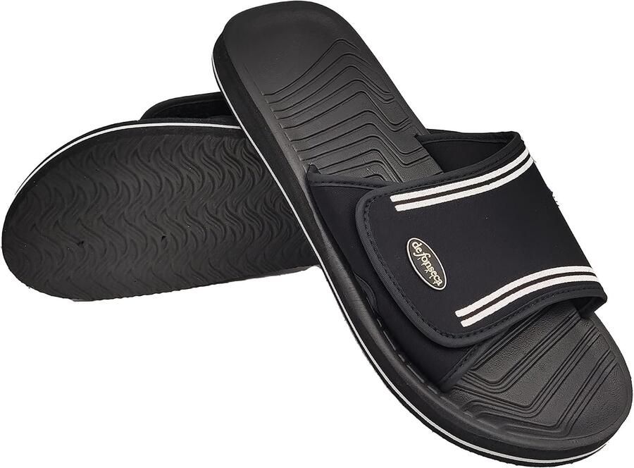 Lichtgewicht Heren Slippers Waterdicht & Sneldrogend Zwart