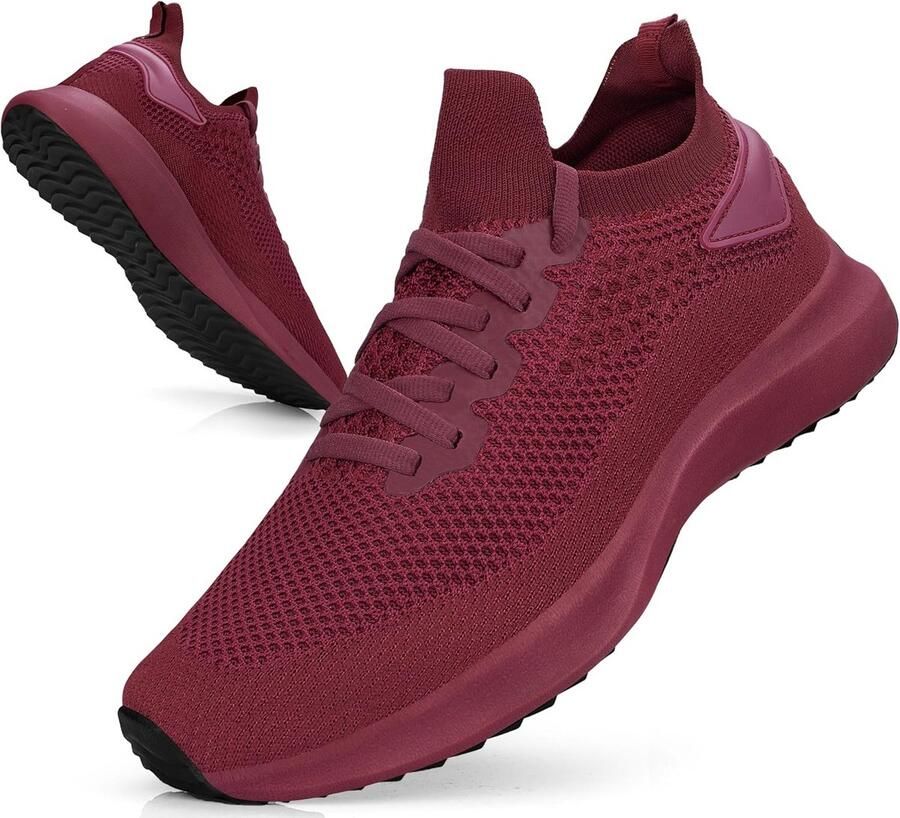 Lichtgewicht Heren Sneakers Ademend Mesh Slip-On Loopschoenen voor Wandelen en Fitness