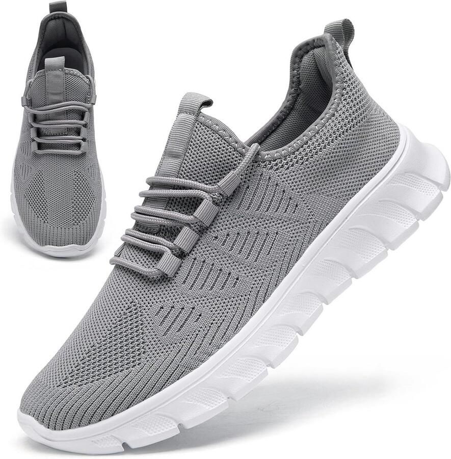 Lichtgewicht Heren Sneakers Ademende Sportschoenen voor Hardlopen en Fitness