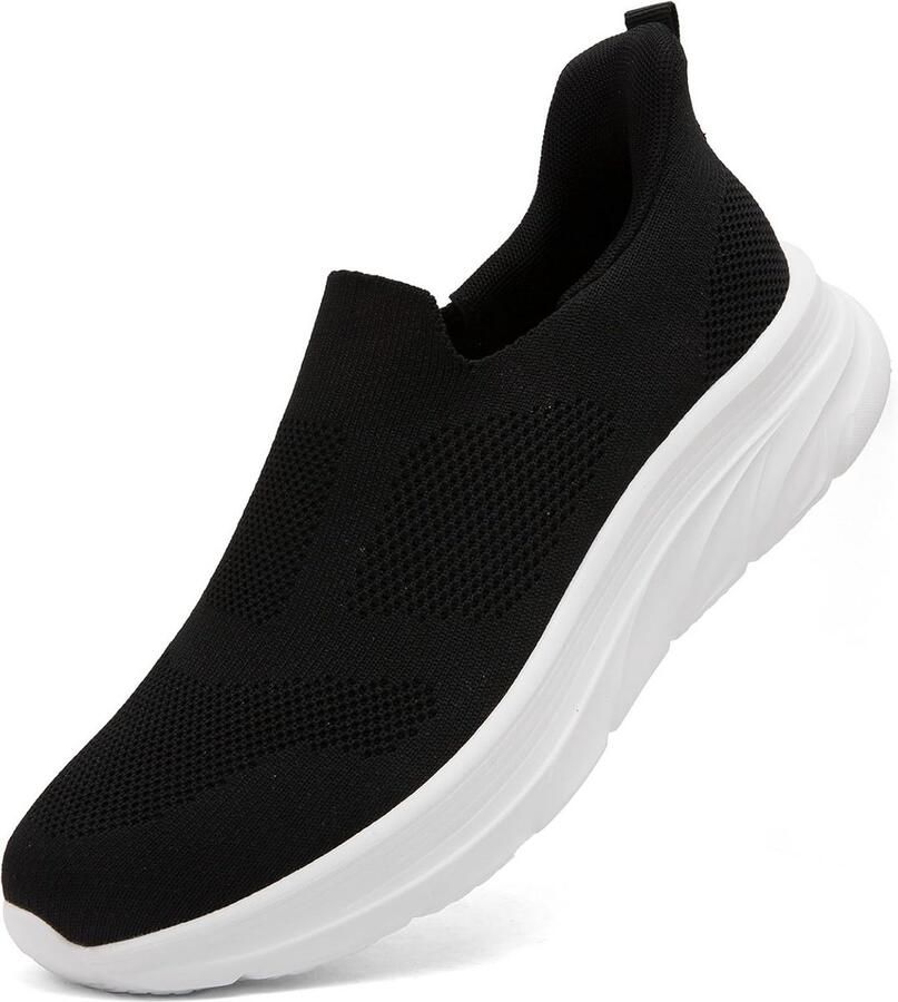 Lichtgewicht Heren Sneakers Slip-On Loafers voor Dagelijks Gebruik en Sport