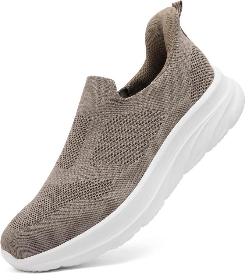 Lichtgewicht Heren Sneakers Slip-On Loafers Walking en Hardloopschoenen