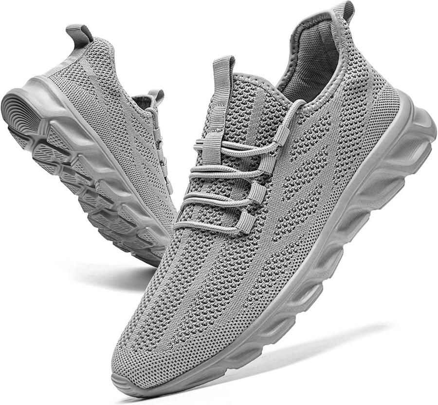 Lichtgewicht Heren Sneakers voor Hardlopen Sport en Casual Gebruik Ademend en Antislip