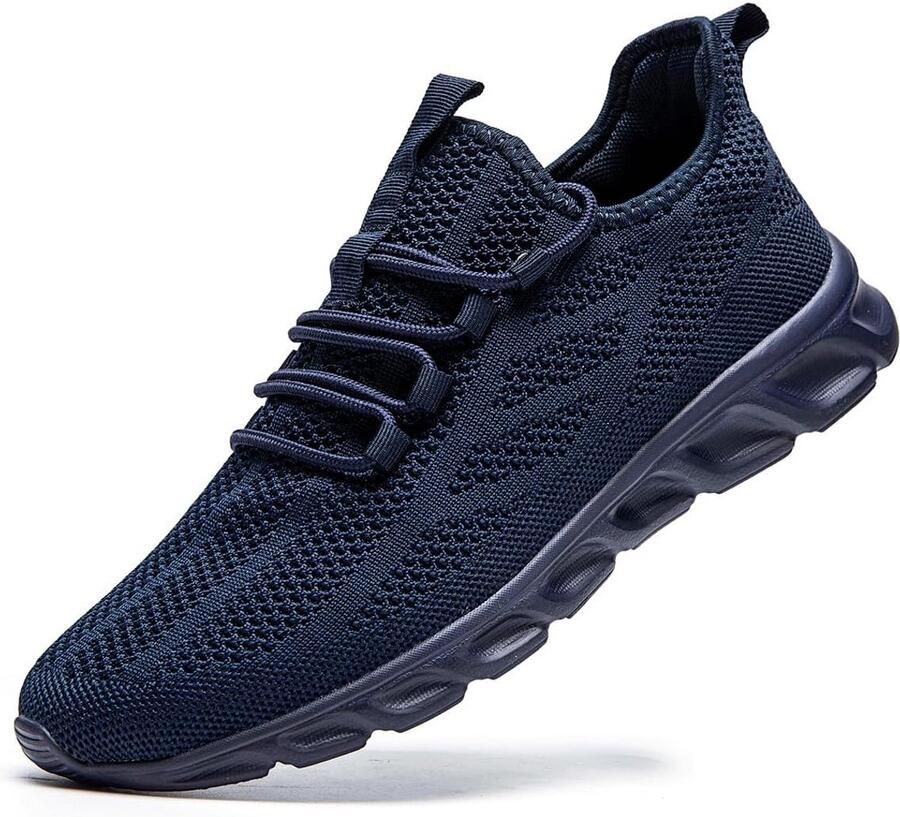 Lichte Heren Sportschoenen Ademend Mesh Casual Sneakers voor Hardlopen en Wandelen
