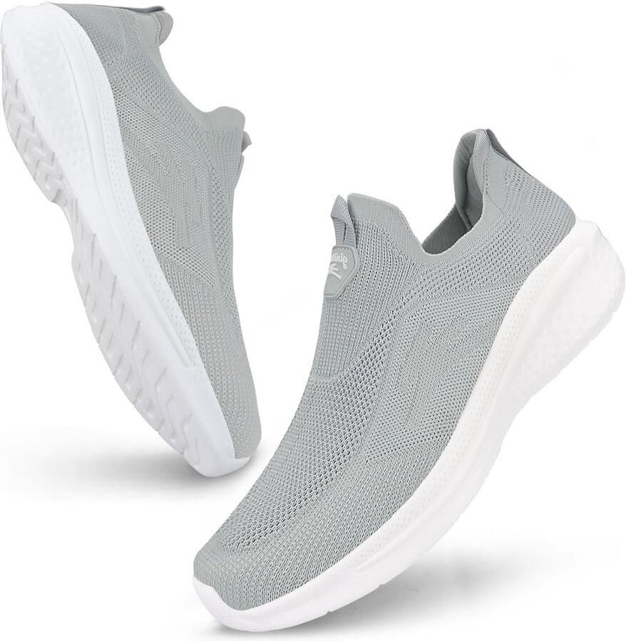 Heren Sneakers Zonder Veters Ademend Lichtgewicht Mesh Slip-On Hardloopschoenen
