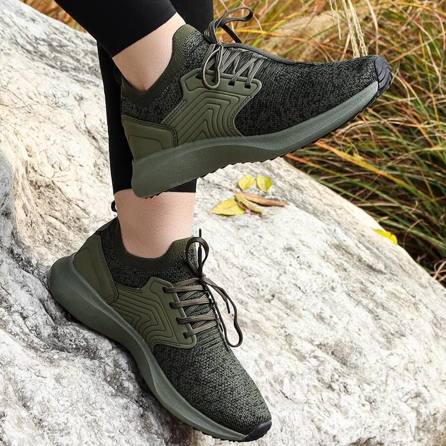 Lichtgewicht Heren Sportschoenen Ademend Sneaker voor Fitness Hardlopen en Wandelen