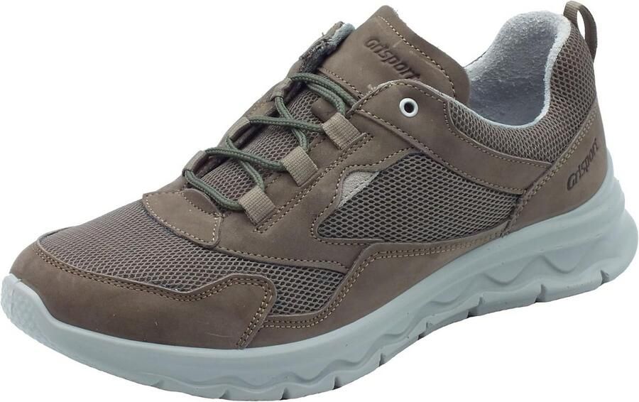 Lichtgewicht Herenschoenen Nubuck en Stof met Comfortabel Voetbed