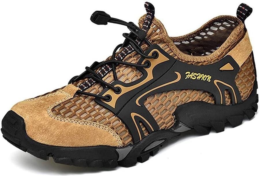 Lichtgewicht Herenschoenen voor Wandelen & Fitness Ademend Mesh met Flexibele Zool