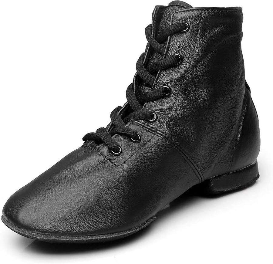 Lichtgewicht Jazz Dansschoenen Enkellaarzen voor en