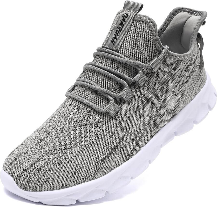 Lichtgewicht Loopschoenen voor Heren Ademend Slip On Sneakers voor Sport en Wandelen