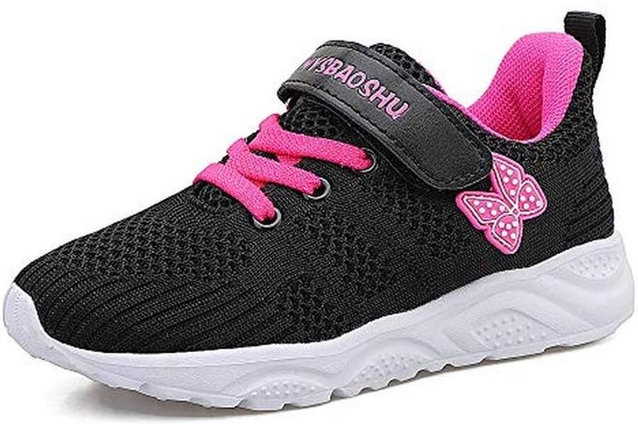 Lichtgewicht Loopschoenen voor Meisjes Ademende Sneakers voor Peuters en Kleine Kinderen