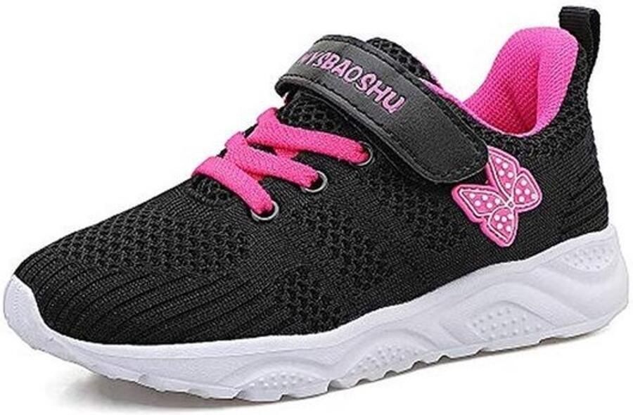 Lichtgewicht Loopschoenen voor Meisjes Ademende Sneakers voor Peuters en Kleine Kinderen