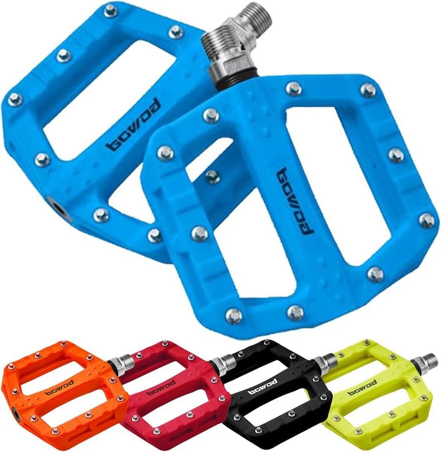 Lichtgewicht MTB Fiets Pedalen Nylon Composiet Platform Pedalen met Grip voor Mountainbike en Racefiets