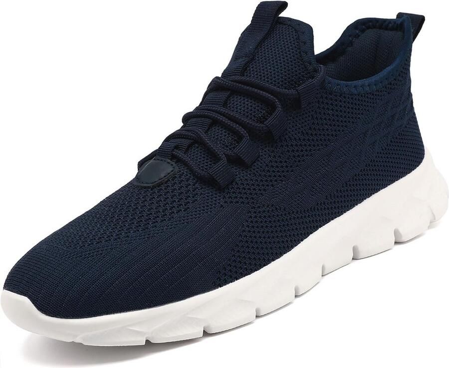 Lichtgewicht Slip-On Herensneakers Ademend Mesh voor Fitness Wandelen en Dagelijks Gebruik