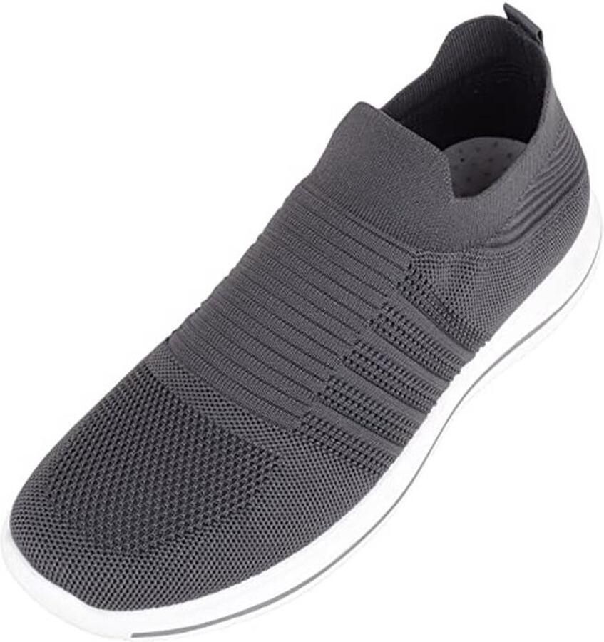 Lichtgewicht Slip On Sneakers voor Mannen Sportieve Gym en Hardloopschoenen