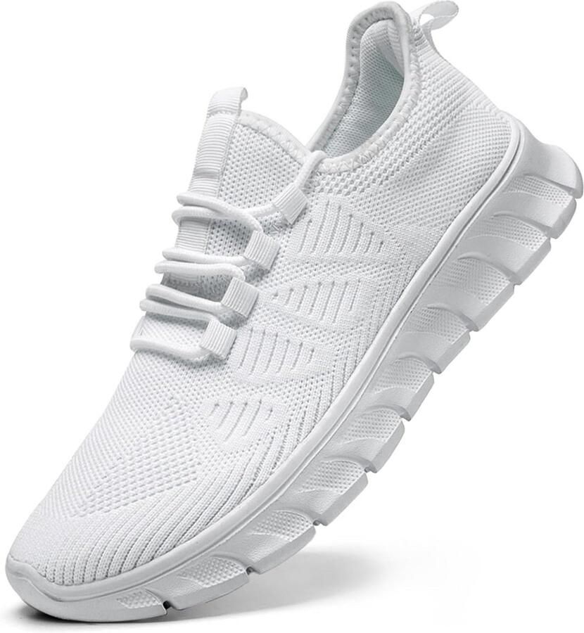 Lichte Ademende Herensneakers Sportschoenen voor Hardlopen en Wandelen