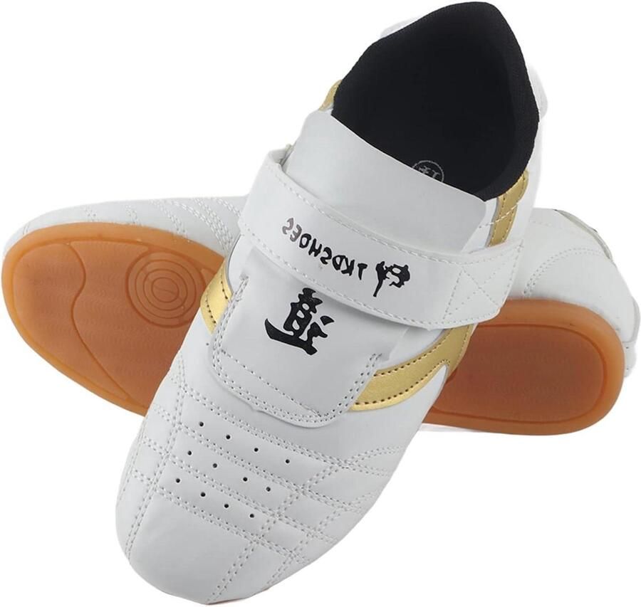 Allecto Kung Fu Taichi Volwassenen en kinderen Geschikt voor Zwart en Wit Vechtsport Training Leer Sportkleding Hoofdtelefoon