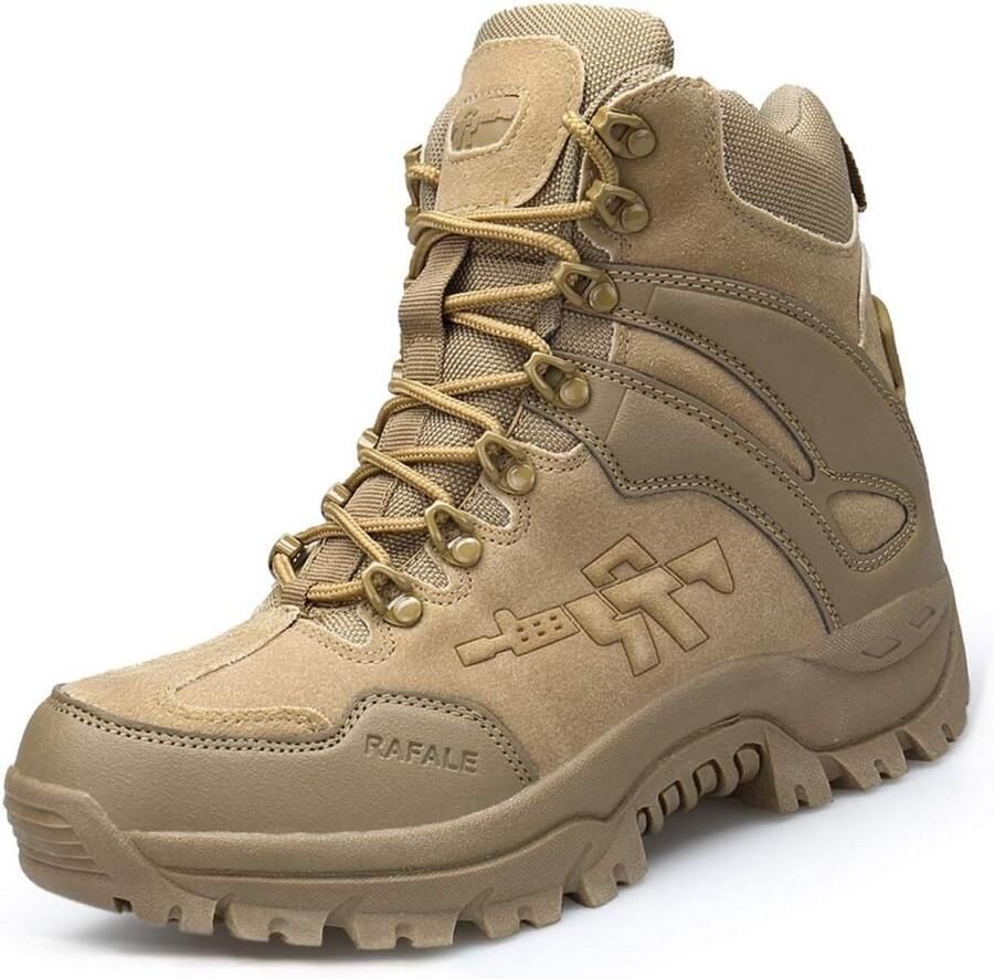 Lichtgewicht Tactische Krijgskisten Heren Ademende Militaire Wandellaarzen met Zijrits