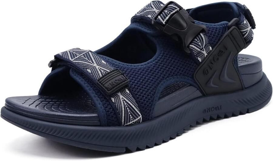 Wandelsandalen Heren met Stevige Voetboogondersteuning Ademend & Sneldrogend Zomer & Outdoor