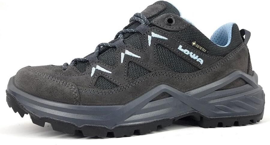 Sirkos Evo GTX LO Wandellaars voor Vrouwen Lichtgewicht Comfort Gore-Tex Laag Navy Rotholz
