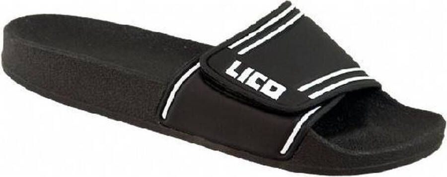 Lico Bad & sauna slipper Klitband art. 5597 Zwart