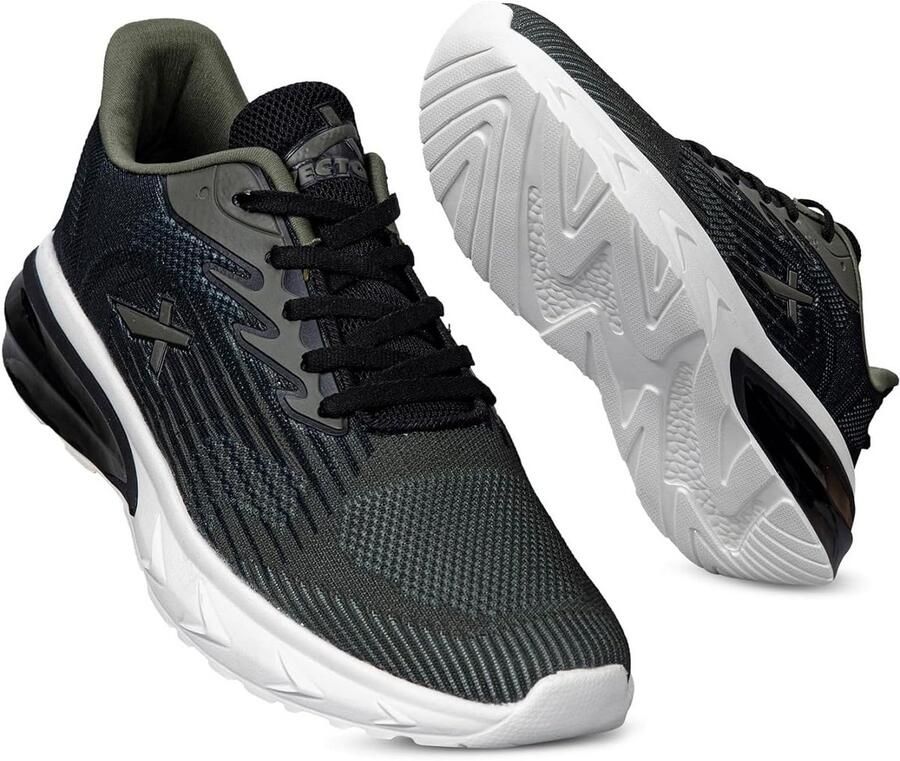 Lifestyle Hardloopschoenen Heren Comfortabele Zwarte Sneakers voor Joggen en Dagelijks Gebruik - Foto 1