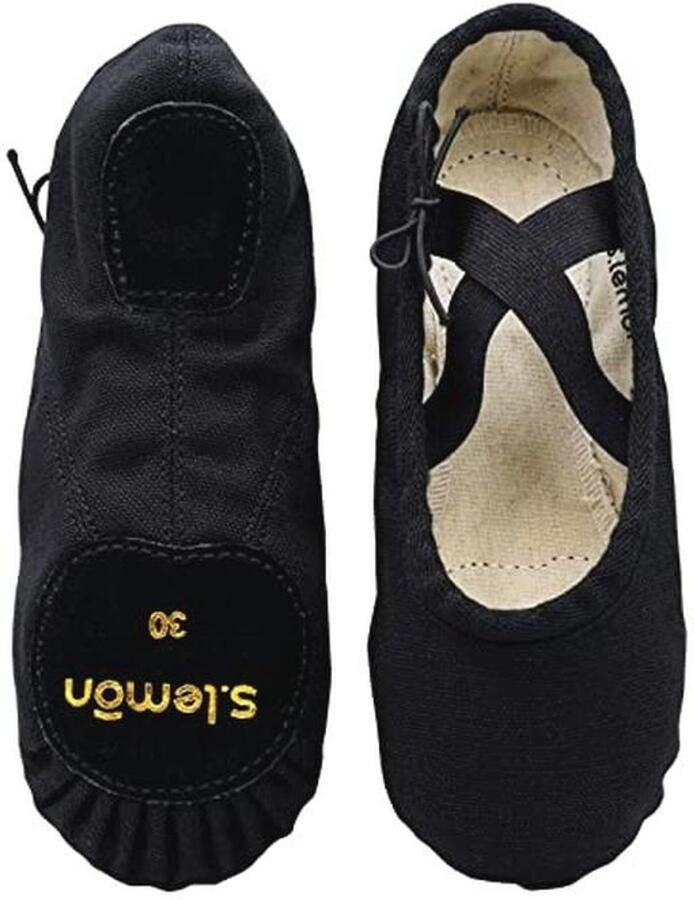 Linnen Balletschoenen voor en Dansschoenen met Split Suède Zool voor Kinderen en Volwassenen