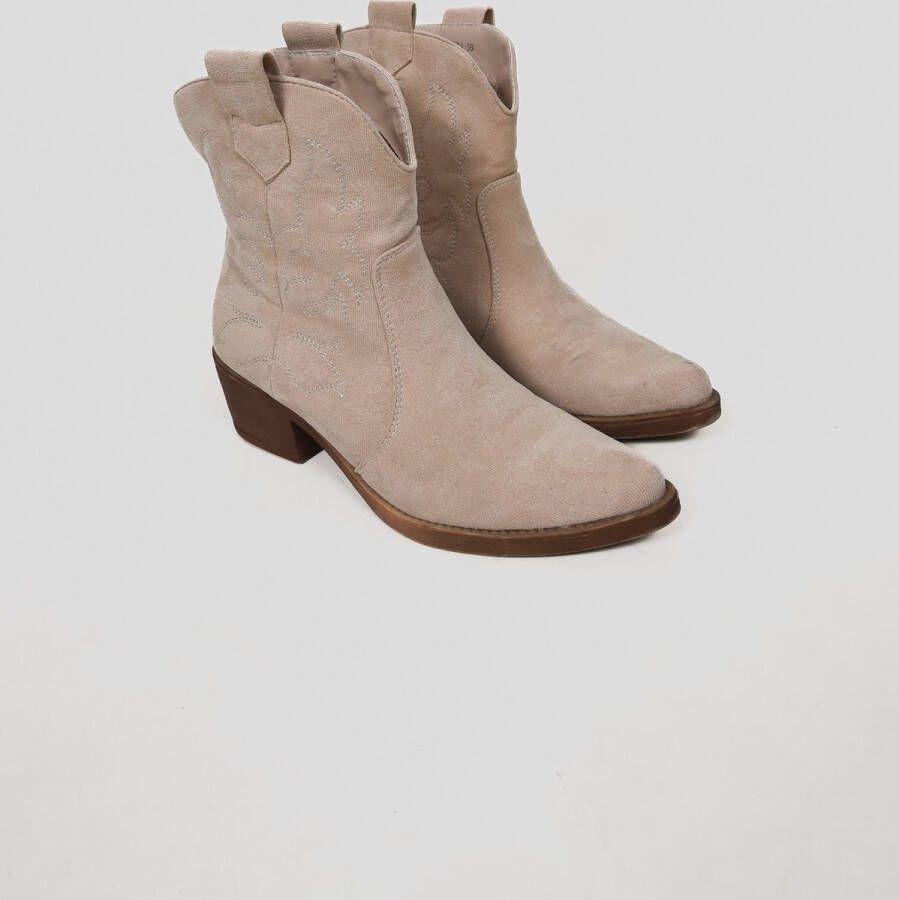 Lisette boots | Schoenen dames | Cowboy | Stoer | Ritssluiting | Kleur Lichtbruin - Foto 1